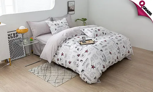 4-Piece Bedding Set (Single Size Bed)!